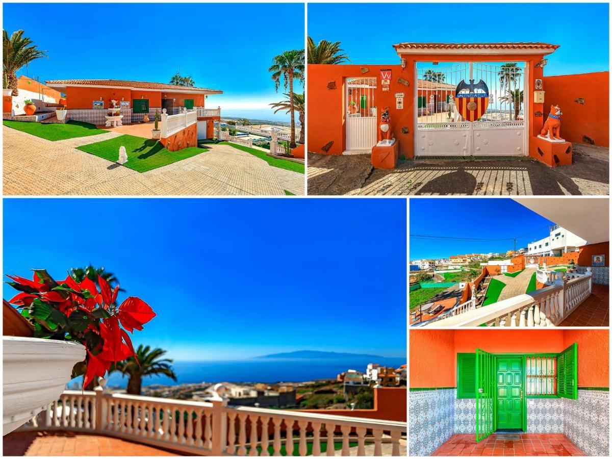Villa Raquel With Private Pool And Sea View Los Menores Bagian luar foto